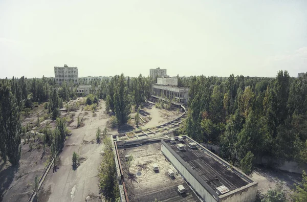 Pripyat Ghost Town Aerial — Stock Photo, Image