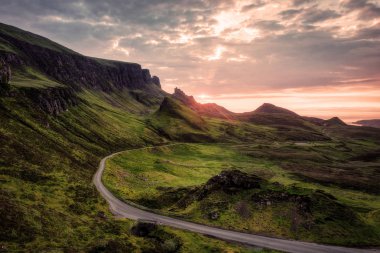 Quiraing Isle of Skye, İngiltere