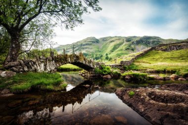 Arduvazcılar Lake District İngiltere köprü