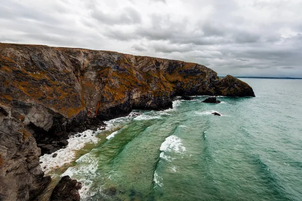 İngiltere'de uçurum kıyılarında cornwall — Stok fotoğraf