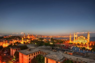 Sultanahmet Camii ve Ayasofya'nın Istanbul anteni