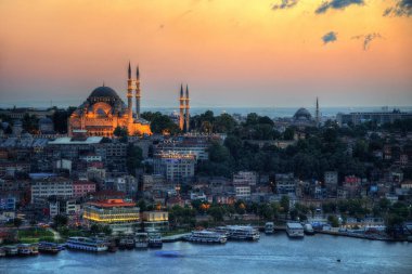 Sultanahmet Camii ve Ayasofya'nın Istanbul anteni