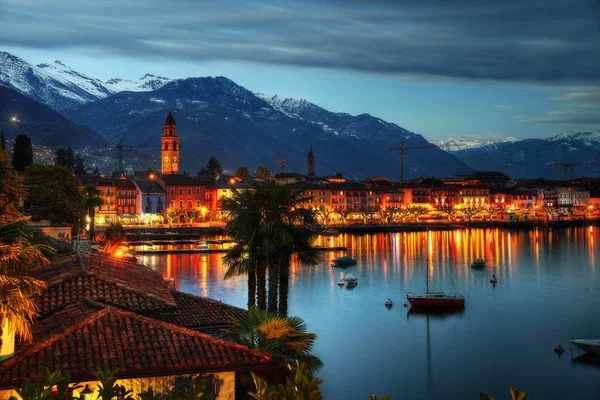 Blick über Ascona in der Schweiz — Stockfoto