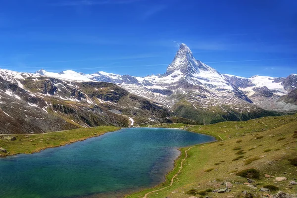 Matterhorn na Švýcarsko — Stock fotografie