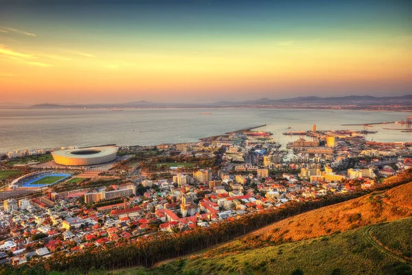 Südafrikanische capetown skyline — Stockfoto