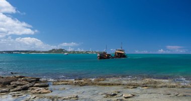 Sint Maarten gemi enkazı