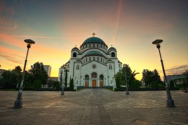 Chiesa di Santa Sava Belgrado Serbia — Foto Stock