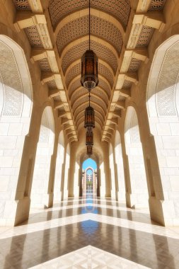 Sultan Qaboos Büyük Camii, Muscat, Umman