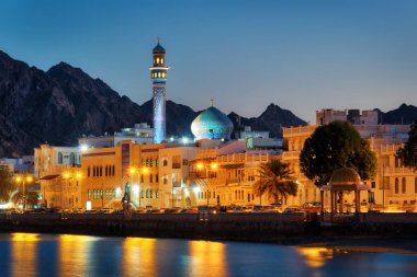 muttrah corniche, muscat, Umman
