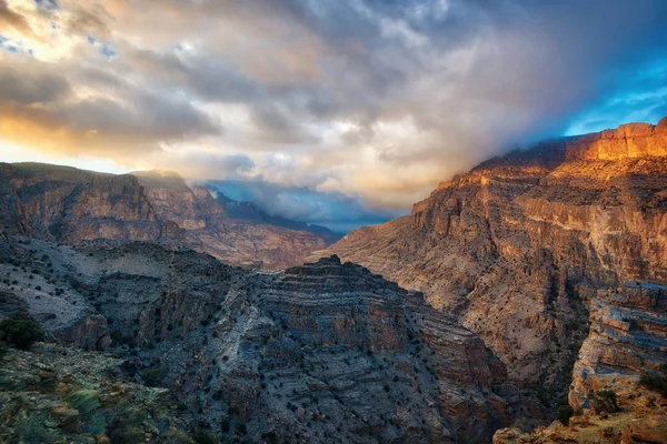 Montagne Al Hajar in Oman — Foto Stock