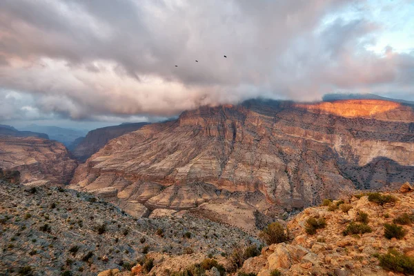 Montagne Al Hajar in Oman — Foto Stock