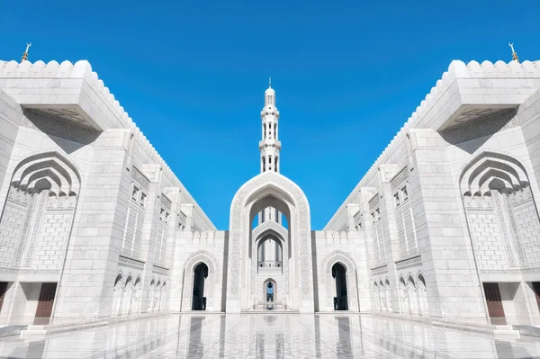 Σουλτάνος Qaboos Μεγάλο Τζαμί, Μοσχάτο, Ομάν — Φωτογραφία Αρχείου