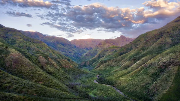 Summer Mountains in Lesotho — Stock Photo, Image