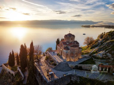 St John Kilisesi ilahiyatçı-Kaneo, Ohrid, Makedonya,