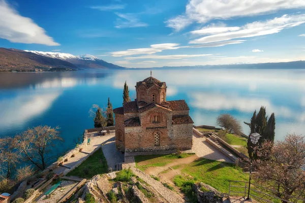 Iglesia de San Juan Teólogo en Kaneo, Ohrid, Macedonia —  Fotos de Stock