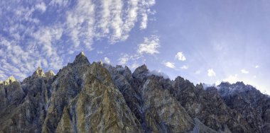 Passu Konileri Kuzey Pakistan 'da, Ağustos 2019' da çekildi.