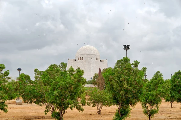 Mazzr-e-quaid Tomb in Downtown Karachi, vett augusztus 2019 — Stock Fotó