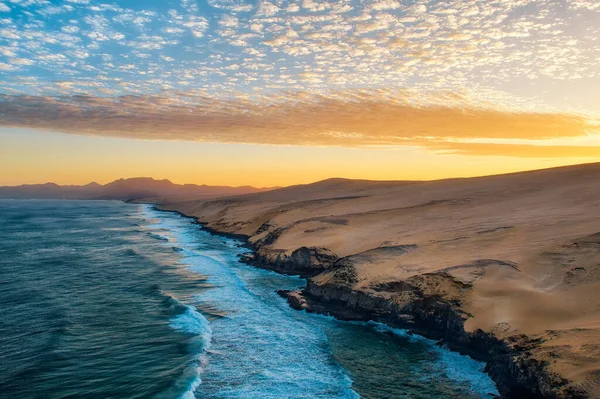 Playa Veril Manso Jandia Ulusal Parkı Güney Fuerteventura Spanya Hdr — Stok fotoğraf