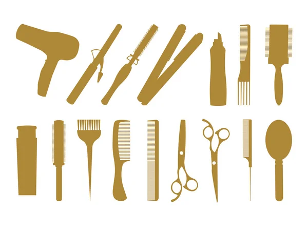 Gouden Kapper pictogram — Stockvector