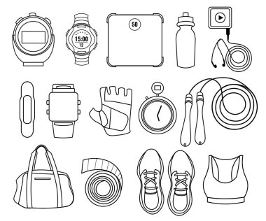 spor salonu simgeler