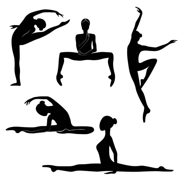 Ballet pictogrammen — Stockvector