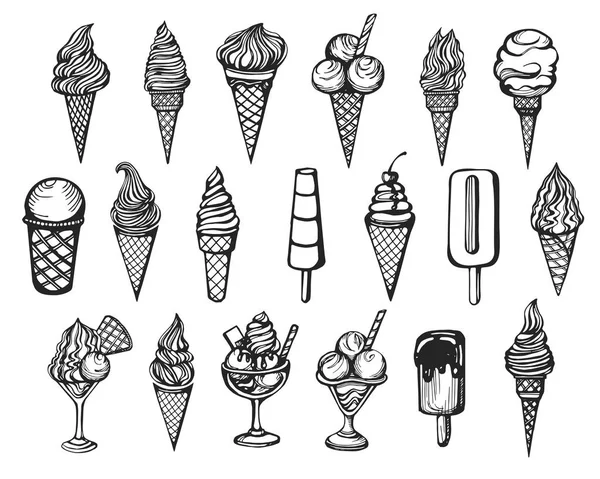 Ice-cream — Stock Vector