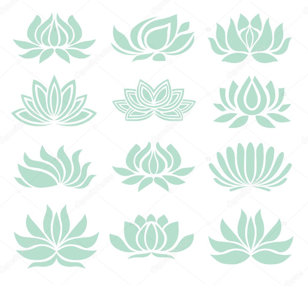 Lotus blue icons