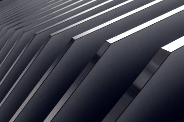 Teknolojik metal şebeke yapısının yakın plan fotoğrafı. Modern mimari konulu soyut arkaplan resmi