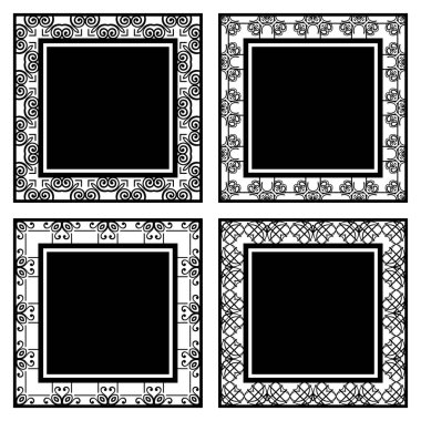 Vintage süs çerçeveler