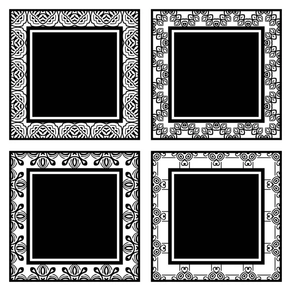 Vintage ornamental frames — Stock Vector