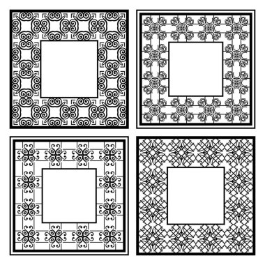 Vintage süs çerçeveler