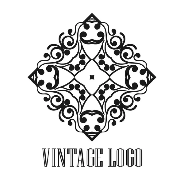 Vintage ozdobné logo — Stockový vektor