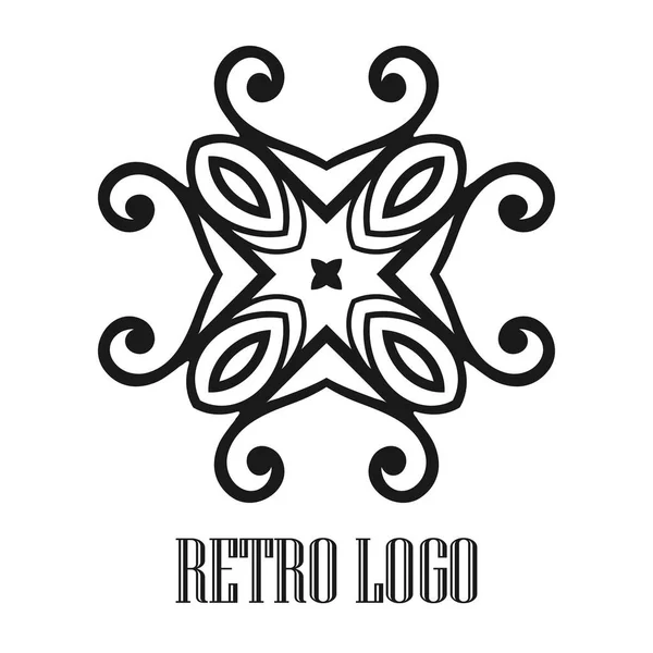 Logotipo ornamental vintage — Vetor de Stock