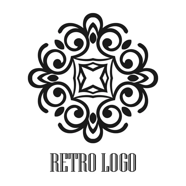 Vintage díszítő logó — Stock Vector