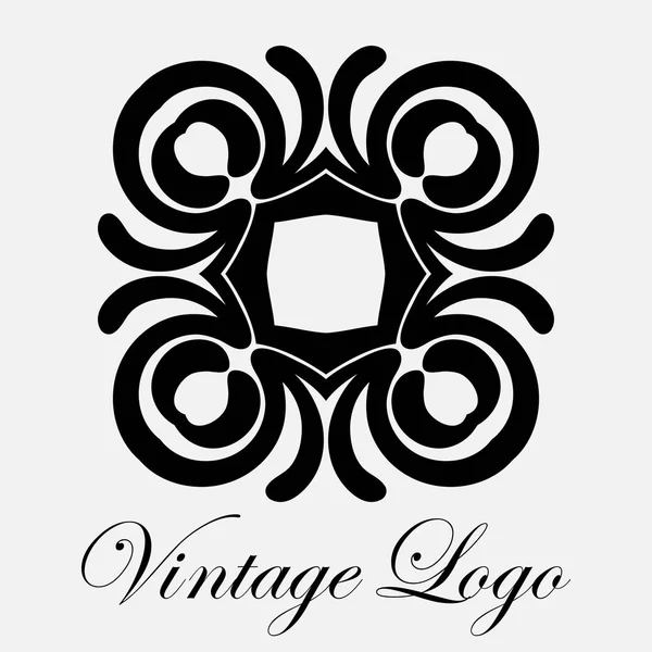 Vintage decoratieve logo — Stockvector
