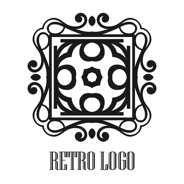 Logotipo ornamental vintage — Vetor de Stock