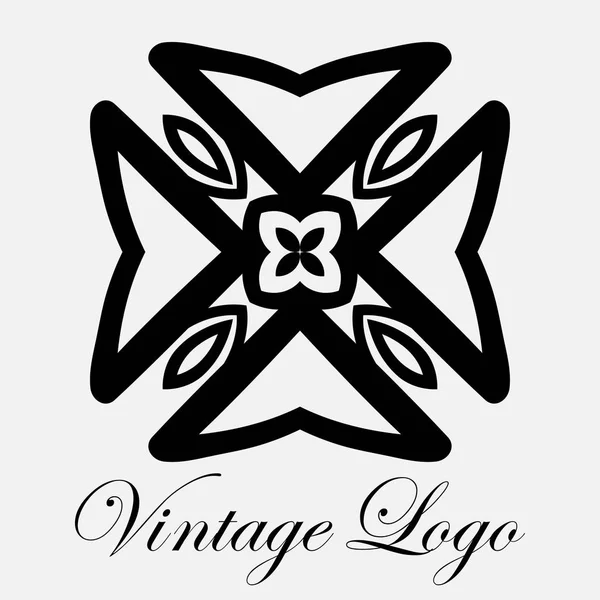 Vintage decoratieve logo — Stockvector