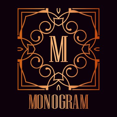 Vintage süs monogram