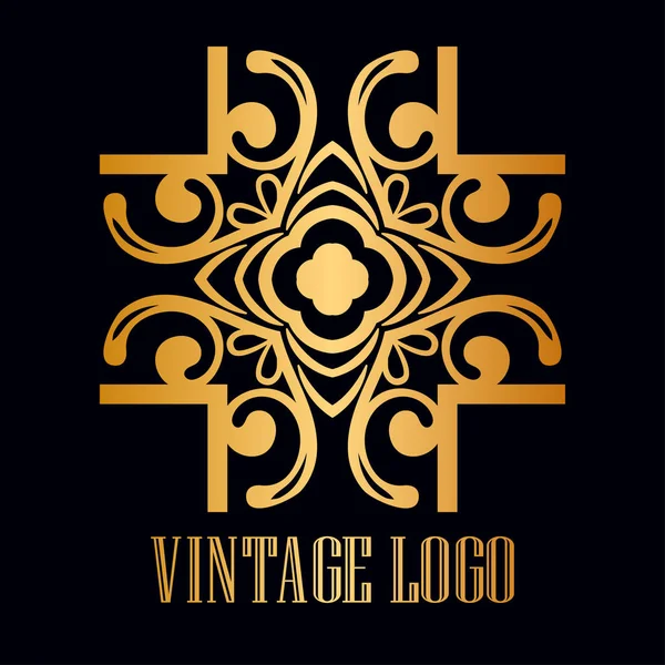 Logo ornamental vintage — Archivo Imágenes Vectoriales