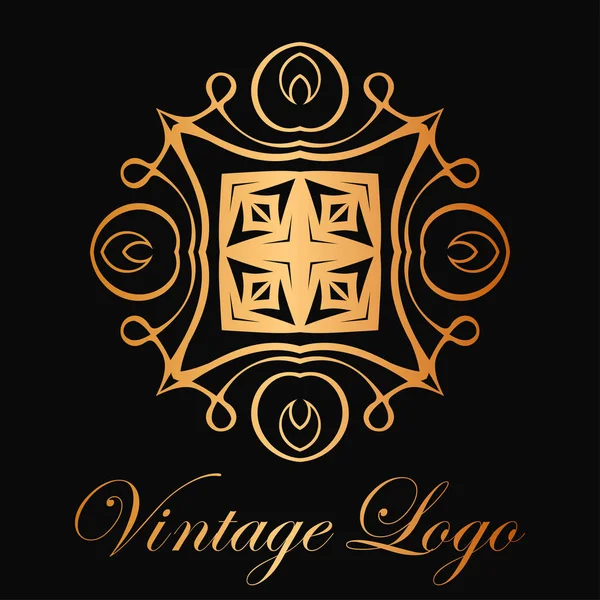 Logo ornamental vintage — Vector de stock