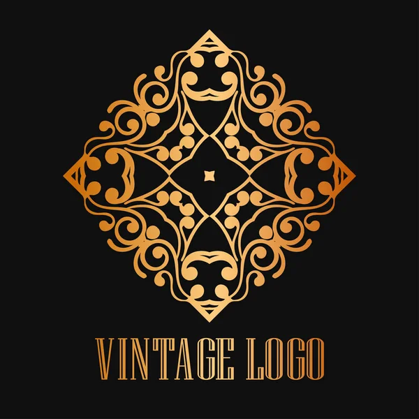 Logo ornemental vintage — Image vectorielle