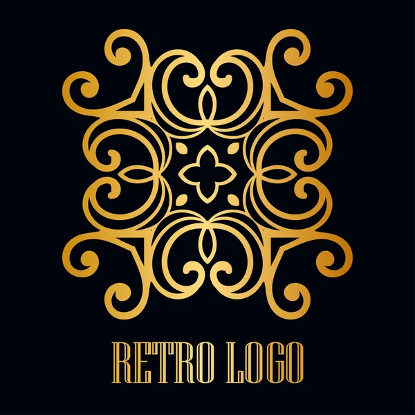 Logo ornamentale vintage — Vettoriale Stock