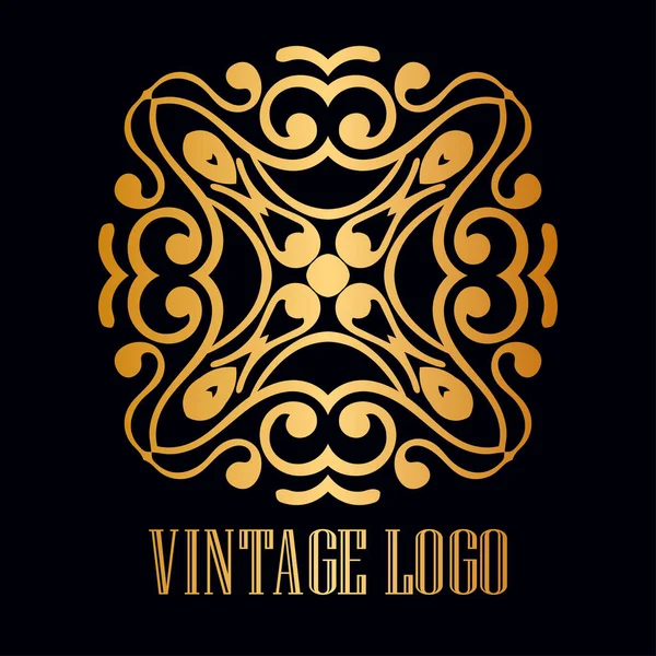 Logo ornamental vintage — Vector de stock