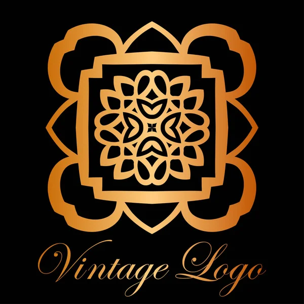 Logo ornamental vintage — Archivo Imágenes Vectoriales