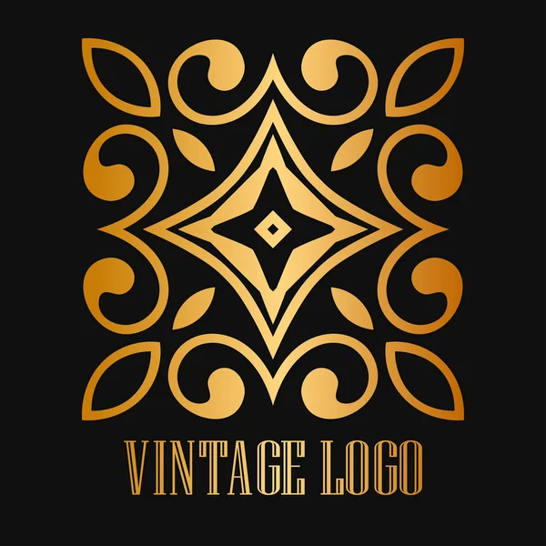 Logotipo ornamental vintage —  Vetores de Stock