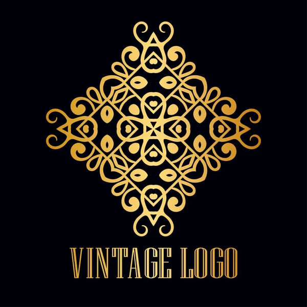 Logo ornamental vintage — Archivo Imágenes Vectoriales