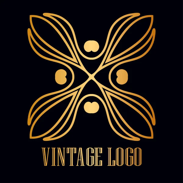 Logo ornamental vintage — Archivo Imágenes Vectoriales