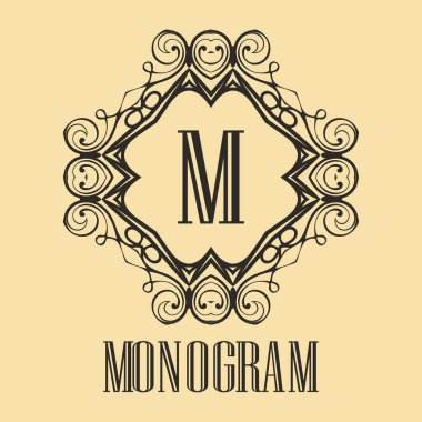 Vintage süs monogram