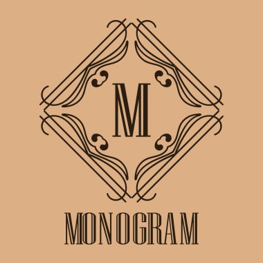 Vintage süs monogram