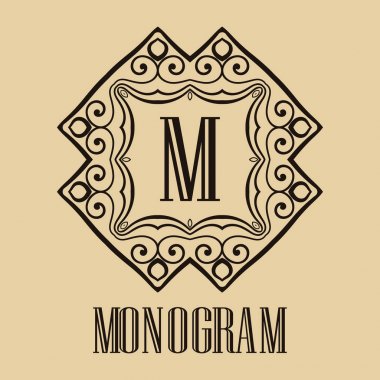 Vintage süs monogram